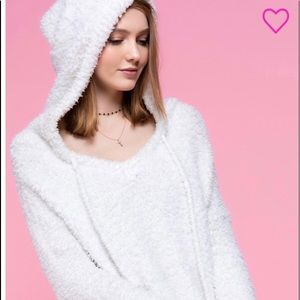 Women's POL Fuzzy and Soft Pullover Hoodie